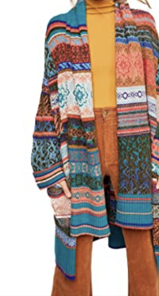 FP 'Fantasia Fair Isle ' multicolor cardigan